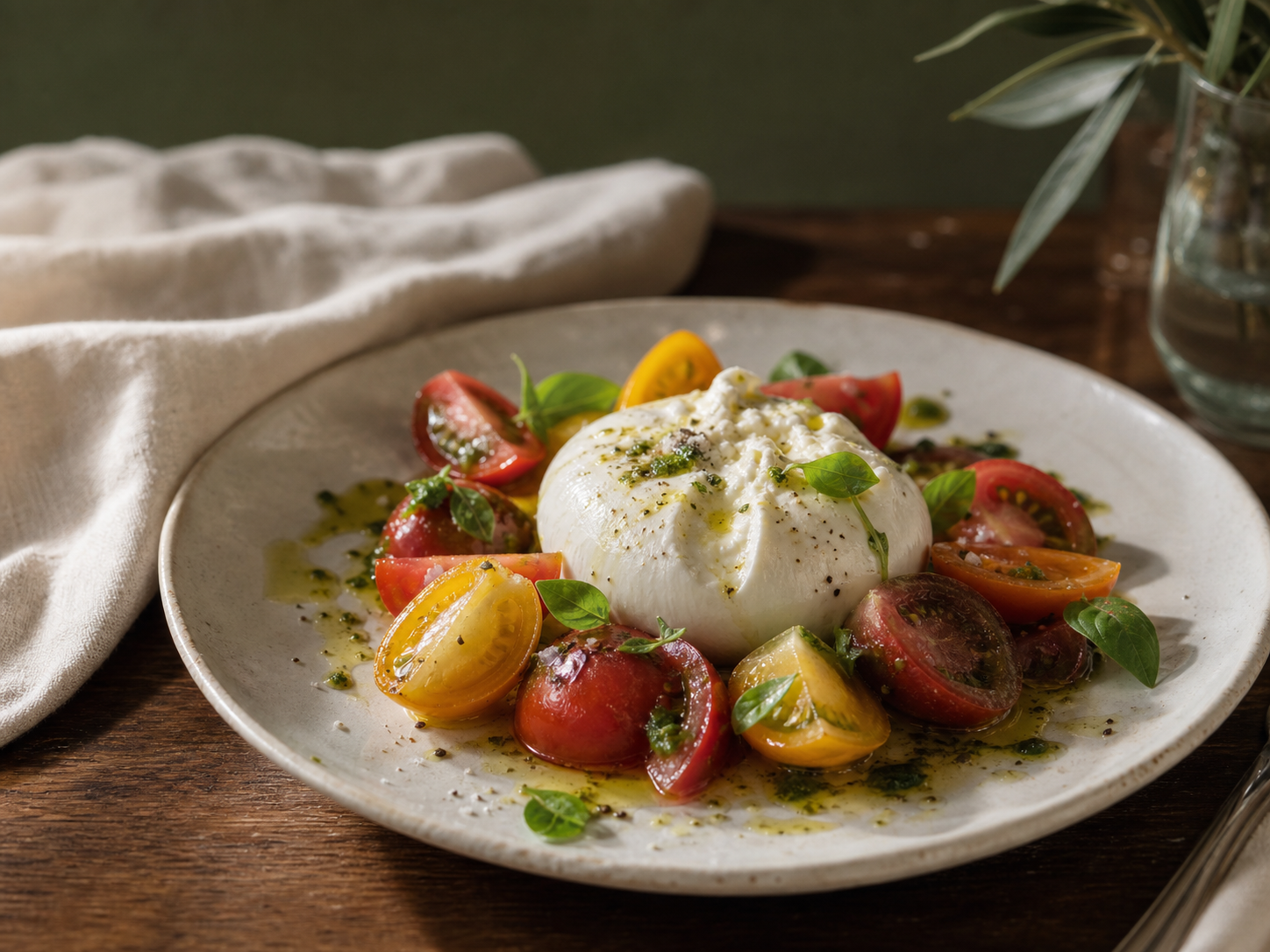Burrata & Tomaten